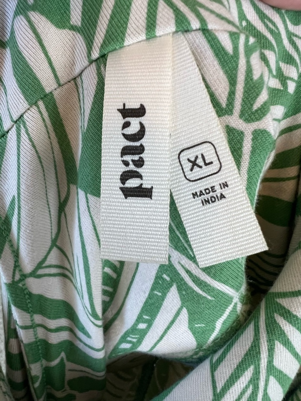 pact jade palms open back fit & flare maxi dress - Picture 16 of 16